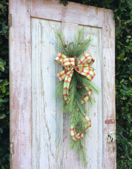 Plaid Christmas Wreath