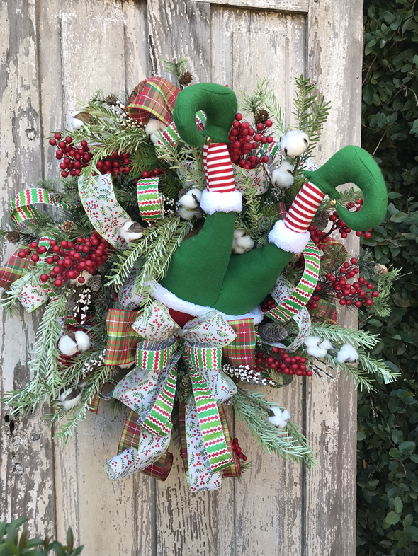 Whimsical Elf Wreath