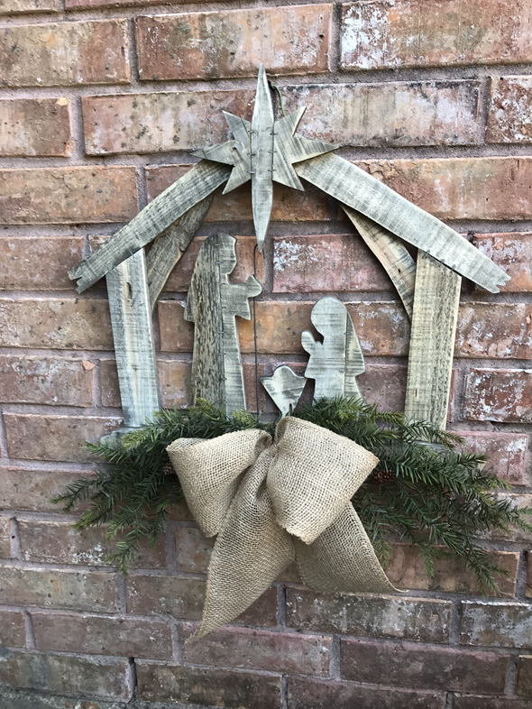 Christmas Nativity Door hanger